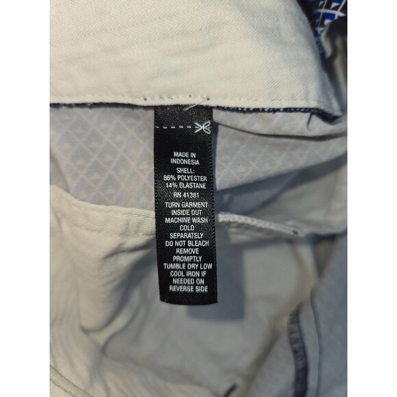 RLX Ralph Lauren Mens Golf Shorts Size 35 Blue Geometric Performance - Picture 4 of 8